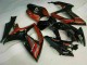 Mejores Carenados Moto Suzuki GSXR 600/750 2006-2007 - Negro Brillante Rojo