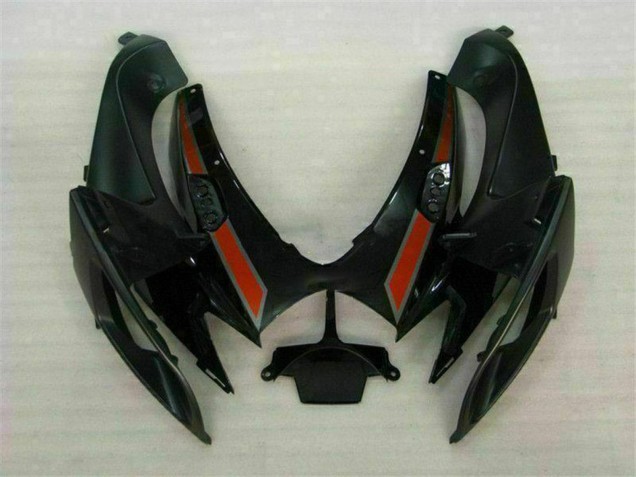 Mejores Carenados Moto Suzuki GSXR 600/750 2006-2007 - Negro Brillante Rojo