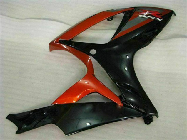 Mejores Carenados Moto Suzuki GSXR 600/750 2006-2007 - Negro Brillante Rojo