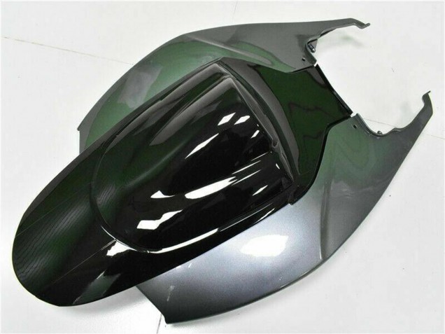 Mejores Carenados Moto Suzuki GSXR 600/750 2006-2007 - Plata Negro Brillante