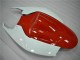 Mejores Carenados Moto Suzuki GSXR 600/750 2006-2007 - Blanco Rojo Negro Brillante Raya