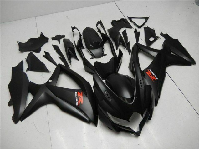 Mejores Carenados Moto Suzuki GSXR 600/750 2008-2010 - Negro Mate Rojo