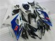 Mejores Kits Carenado Moto Suzuki GSXR 1000 2005-2006 - Blanco Azul Negro Brillante