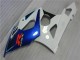 Mejores Kits Carenado Moto Suzuki GSXR 1000 2005-2006 - Blanco Azul Negro Brillante