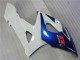 Mejores Kits Carenado Moto Suzuki GSXR 1000 2005-2006 - Blanco Azul Negro Brillante