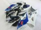 Mejores Kits Carenado Moto Suzuki GSXR 1000 2005-2006 - Blanco Azul Negro Brillante