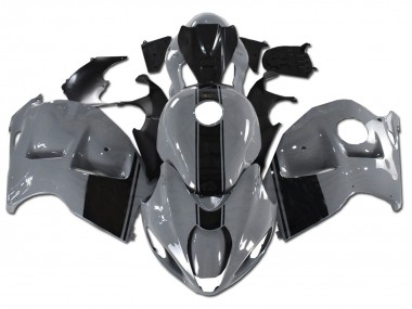 Mejores Carenados Moto Suzuki GSXR 1300 Hayabusa 1996-2007 - Nardo Gris Negro No Calcomanía