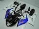 Mejores Carenado Moto Suzuki GSXR 1000 2005-2006 - Blanco Azul Negro Brillante