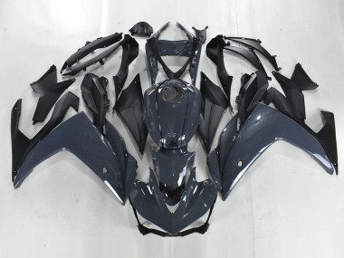 Mejores Carenados Moto Yamaha YZF R3/R25 2015-2018 - Gris Oscuro Negro Mate