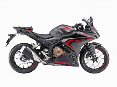 Mejores Carenados Moto Honda CBR400R 2022 - Negro Mate Rojo