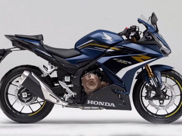 Mejores Carenados Moto Honda CBR400R 2022 - Azul Oscuro Negro Mate