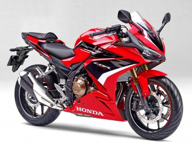 Mejores Carenados Moto Honda CBR400R 2022 - Rojo Blanco Negro Brillante
