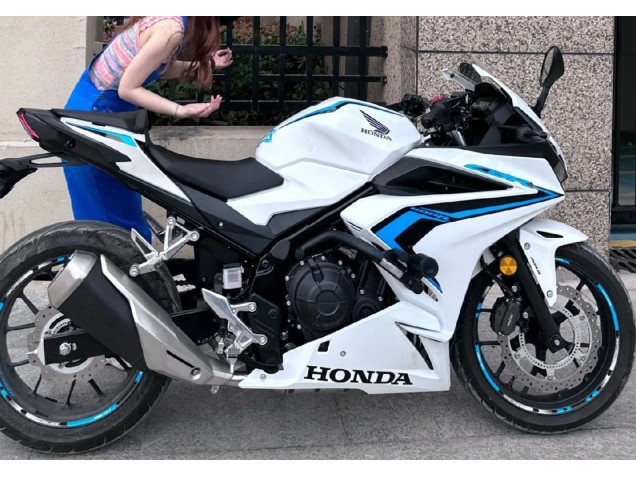 Mejores Carenados Moto Honda CBR400R 2022 - Blanco Azul
