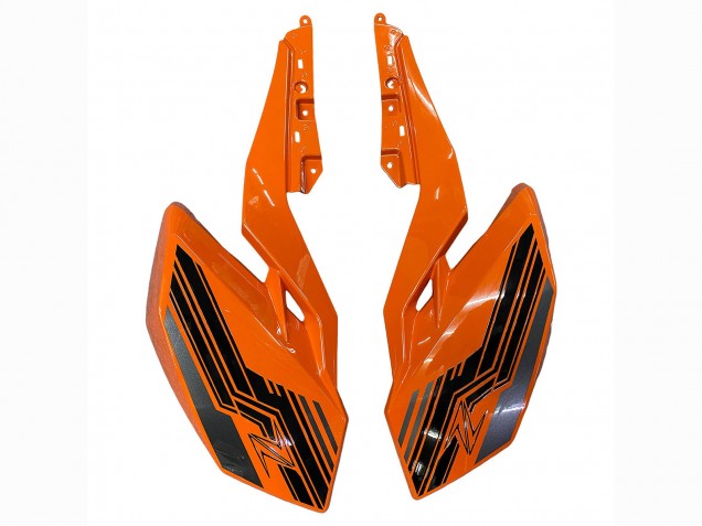 Mejores Carenados Moto Kawasaki Z400 2018-2024 - Naranja Negro Brillante