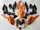 Mejores Carenados Moto Kawasaki Z400 2018-2024 - Naranja Negro Brillante