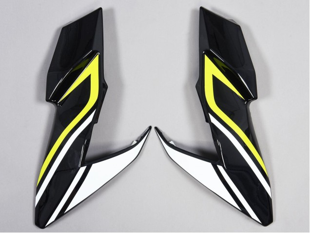 Mejores Carenados Moto Kawasaki Ninja Z650 2017-2019 - Negro Blanco Amarillo