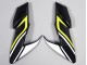 Mejores Carenados Moto Kawasaki Ninja Z650 2017-2019 - Negro Blanco Amarillo