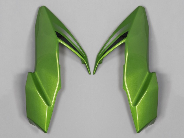 Mejores Carenados Moto Kawasaki Ninja Z650 2017-2019 - Negro Verde Plata