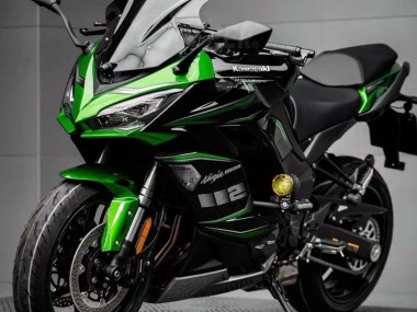 Mejores Carenado Moto Kawasaki Z1000SX 2020-2025 - Negro Verde Ninja