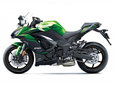 Mejores Carenados Moto Kawasaki Z1000SX 2020-2025 - Negro Verde Ninja