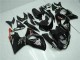 Mejores Carenados Moto Suzuki GSXR 1000 2009-2016 - Negro Brillante Rojo Faro Motul