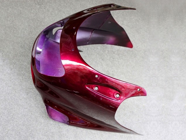 Mejores Carenado Moto Kawasaki ZZR1100 1993-2003 - Rojo Oscuro