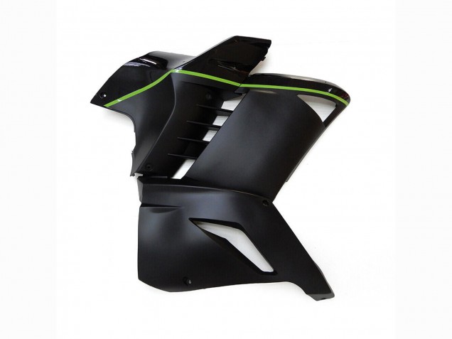 Mejores Carenados Moto Kawasaki GTR1400/ZG1400 2007-2009 - Negro Mate Verde Línea