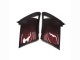 Mejores Carenados Moto Kawasaki GTR1400/ZG1400 2007-2009 - Rojo Granate Negro