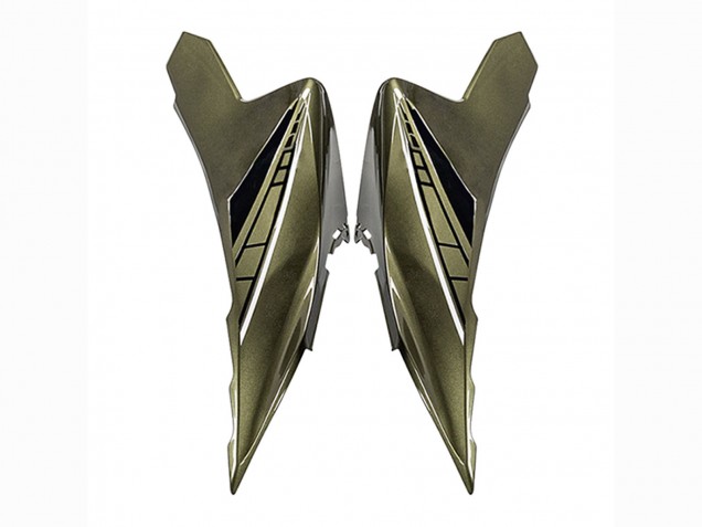 Mejores Carenados Moto Kawasaki Versys 650 2022-2025 - Verde Oscuro Negro