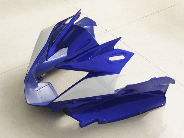 Mejores Carenado Moto Yamaha FZ6R 2009-2015 - Azul Blanco