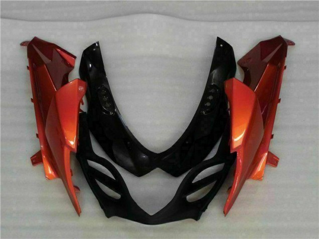 Mejores Carenados Moto Suzuki GSXR 1000 2009-2016 - Naranja Negro Brillante
