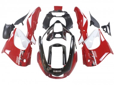 Mejores Kits Carenado Moto Yamaha YZF 1000R Thunderace 1997-2007 - Rojo Negro Blanco Thunderace
