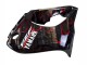 Mejores Carenados Moto Yamaha YZF 1000R Thunderace 1997-2007 - Negro Rojo Oscuro Llama