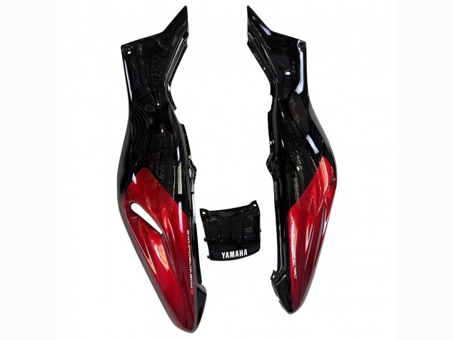Mejores Carenados Moto Yamaha YZF 1000R Thunderace 1997-2007 - Negro Rojo Oscuro Llama