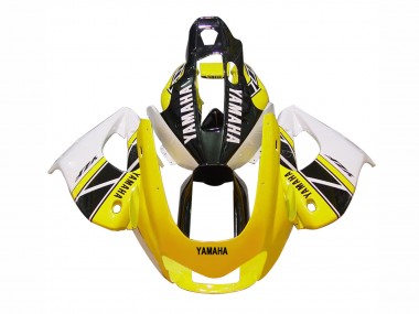 Mejores Carenados Moto Yamaha YZF 1000R Thunderace 1997-2007 - Blanco Negro Amarillo