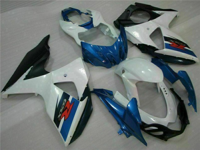 Mejores Kits Carenados ABS Suzuki GSXR 1000 2009-2016 - Blanco Azul Negro