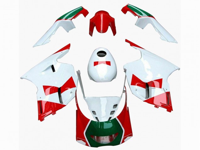 Mejores Carenados Moto Yamaha TZR250 3XV 1991-1994 - Blanco Rojo Verde
