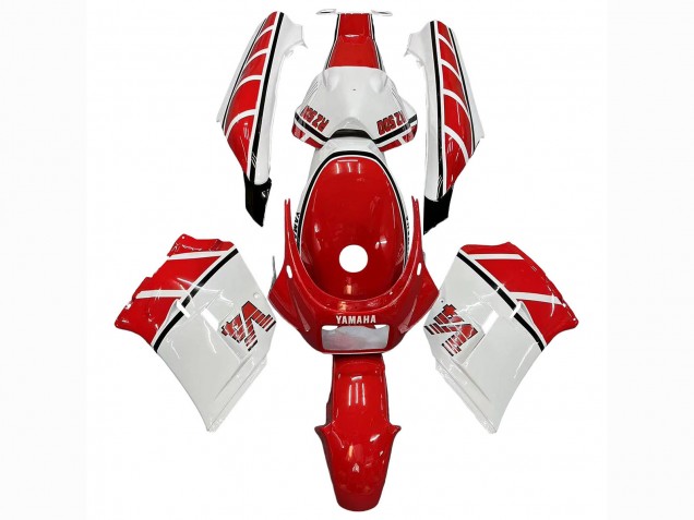 Mejores Carenados Moto Yamaha RZV500 / RD500 1985-1987 - Blanco Rojo Negro