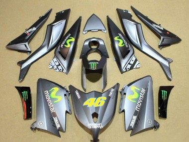 Mejores Carenados Moto Yamaha TMAX530 2012-2014 - Gris Semakin Didepan MoviStar Yamalube 46