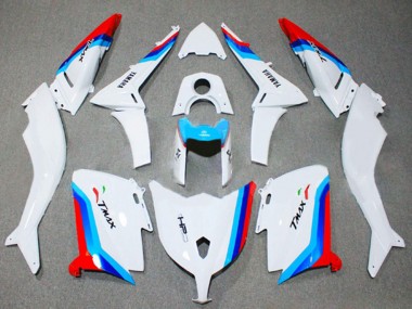 Mejores Carenados Moto Yamaha TMAX530 2012-2014 - Blanco Rojo Azul