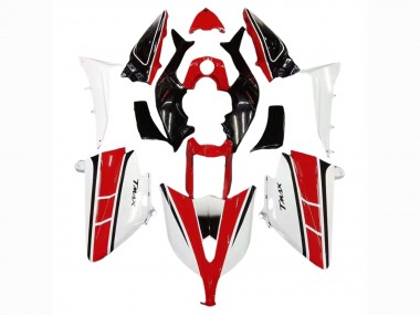 Mejores Carenados Moto Yamaha TMAX530 2012-2014 - Rojo Blanco Negro