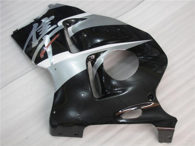 Mejores Carenados Moto Suzuki GSXR 1300 Hayabusa 1996-2007 - Plata Negro