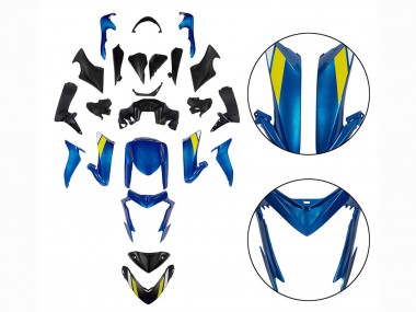 Mejores Carenados Moto Suzuki GSX-S 1000 2015-2020 - Negro Azul