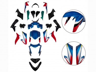 Mejores Carenados Moto Suzuki GSX-S 1000 2015-2020 - Azul Rojo Negro