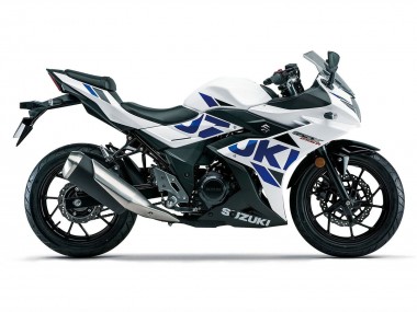 Mejores Carenados Moto Suzuki GSX250R 2017-2020 - Blanco Azul Negro