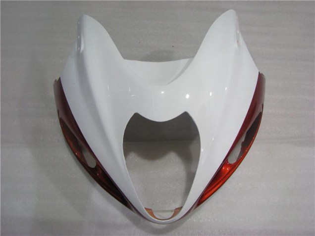 Mejores Carenados Moto Suzuki GSXR 1300 Hayabusa 1996-2007 - Blanco Naranja Negro