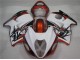 Mejores Carenados Moto Suzuki GSXR 1300 Hayabusa 1996-2007 - Blanco Naranja Negro