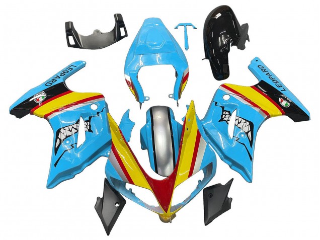 Mejores Carenados Moto Suzuki SV650 2003-2013 - Azul Amarillo Rojo Plata Tiburón