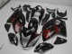 Mejores Carenados Moto Suzuki GSXR 1300 Hayabusa 2008-2020 - Negro Brillante Rojo