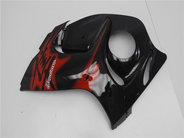Mejores Carenados Moto Suzuki GSXR 1300 Hayabusa 2008-2020 - Negro Brillante Rojo